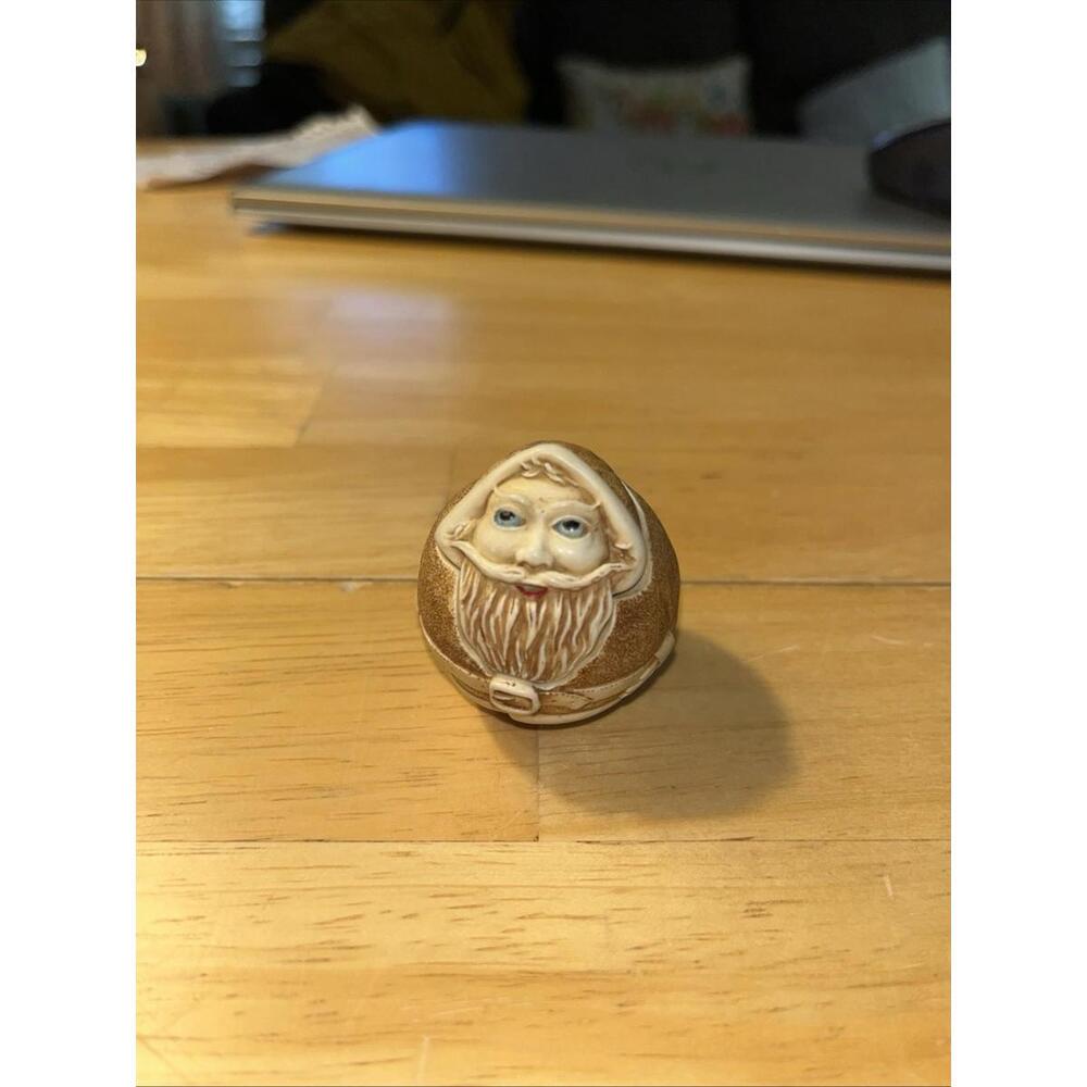 HARMONY KINGDOM Adam Binder Roly Poly Christmas Nick Santa Claus Trinket Box